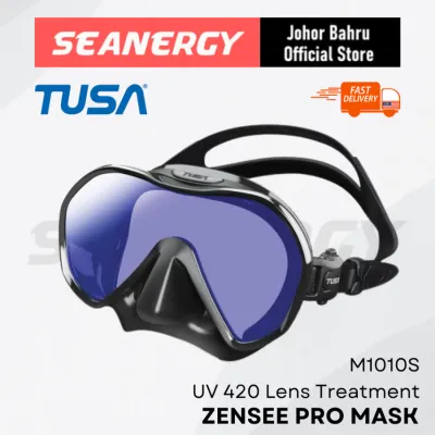 TUSA Zensee Pro UV420 M1010S 无框浮潜与水肺面镜