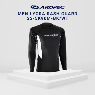 Rashguard Lycra Lelaki AROPEC UPF50+ | Baju Sukan Air Lengan Panjang