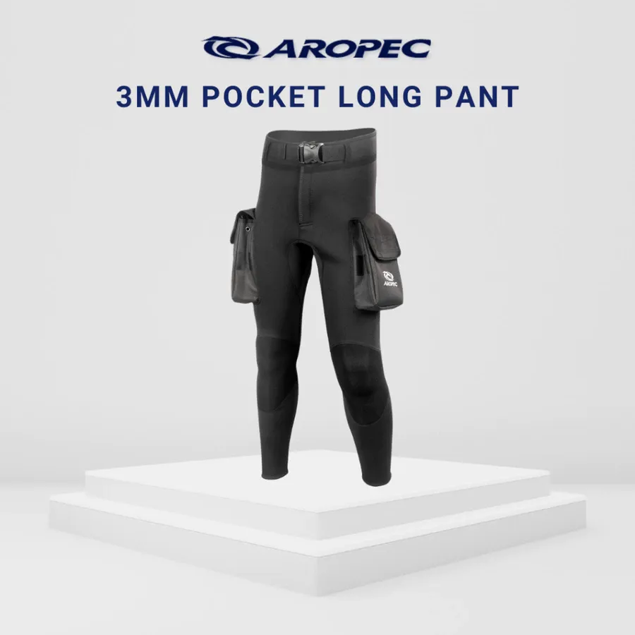 AROPEC 3mm 氯丁橡胶口袋式湿式潜水长裤