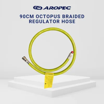 AROPEC Braided Regulator Hose 36" 90cm Medium Pressure
