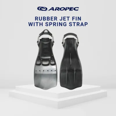 AROPEC Jet Fin 弹簧带全橡胶潜水脚蹼