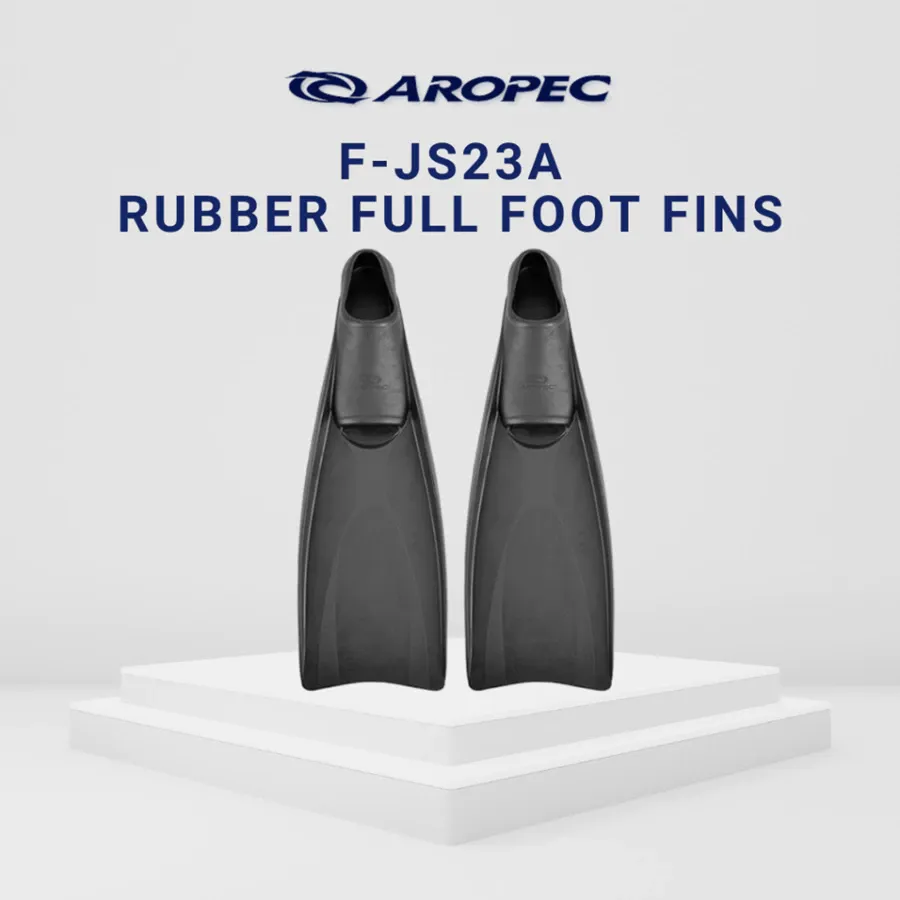 AROPEC F-JS23A Full Foot Rubber Fins – Scuba & Snorkeling