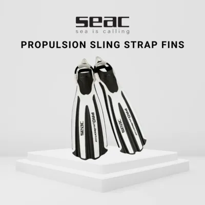 SEAC Propulsion S 开放脚跟脚蹼及弹力带｜选购推荐