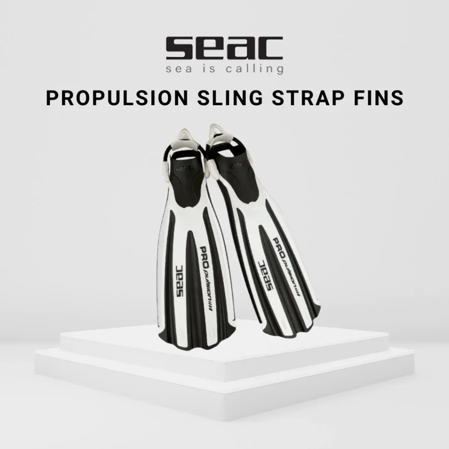 SEAC Propulsion S Open Heel Fin with Bungee Strap | Best Buy Choice
