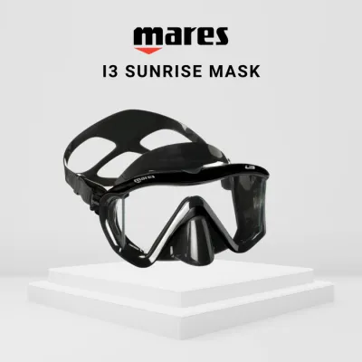 MARES I3 Sunrise 潜水面镜｜宽视野 Tri-Comfort 设计