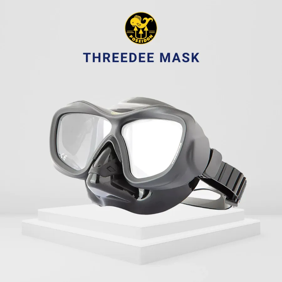 POSEIDON Threedee 3D Mask | Low-Volume Scuba & Snorkeling Mask