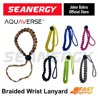 AQUAVERSE AROPEC Silicone Wrist Lanyard for Scuba Diving | Adjustable Strap