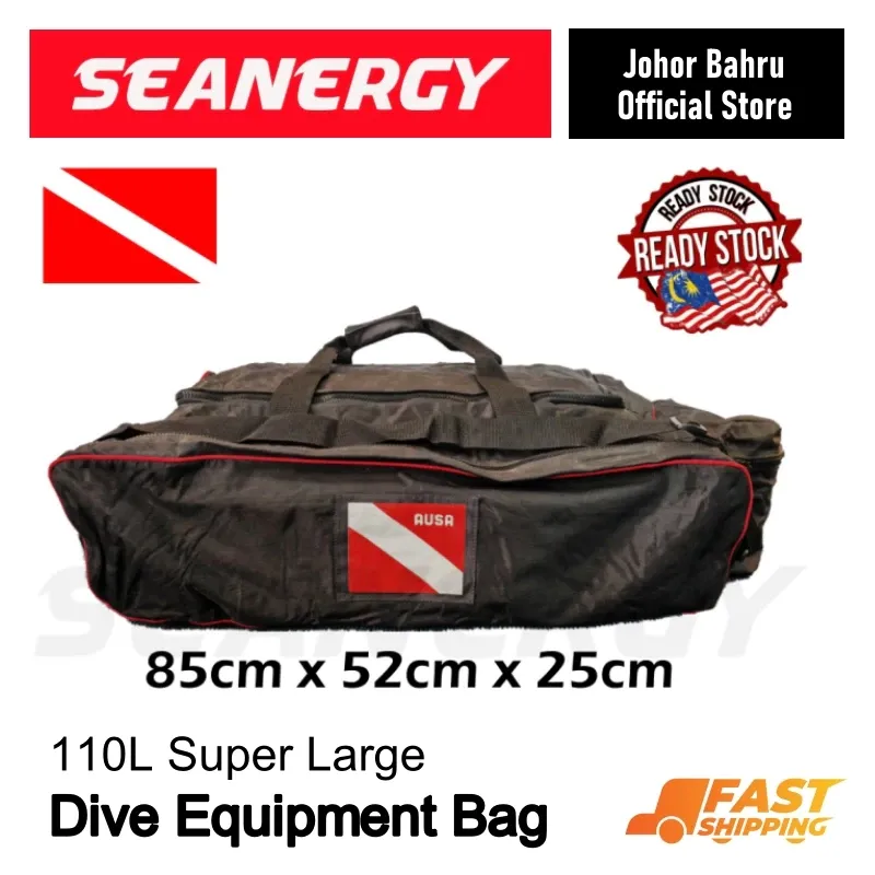 [Jualan Penghabisan] Beg Selam 110L | Beg Kelengkapan Skuba Ekstra Besar