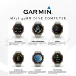 GARMIN Descent MK3 / MK3i / MK2 / MK2i Dive Computer All-in-One Sports Watch
