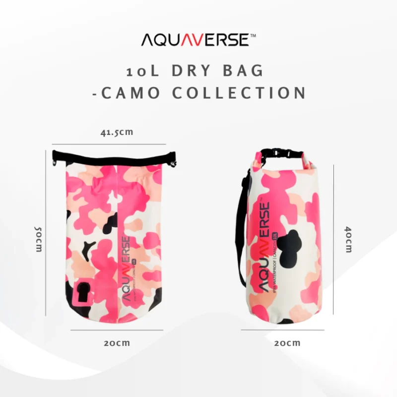 AQUAVERSE 10L Dry Bag | Waterproof Bag for Scuba Diving