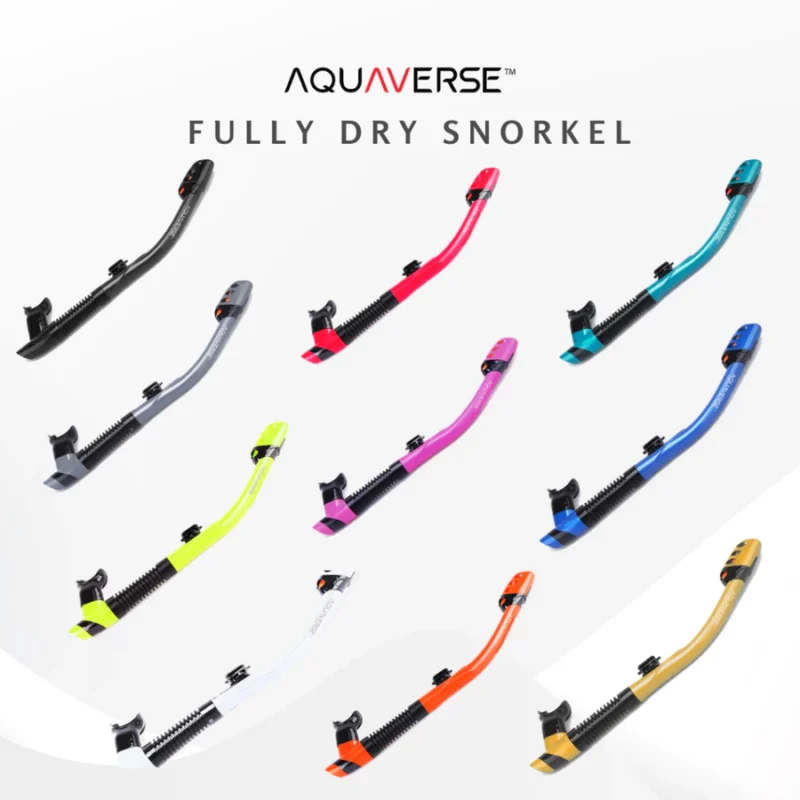 AQUAVERSE Dry Snorkel DS01 | Scuba Diving & Snorkeling Gear