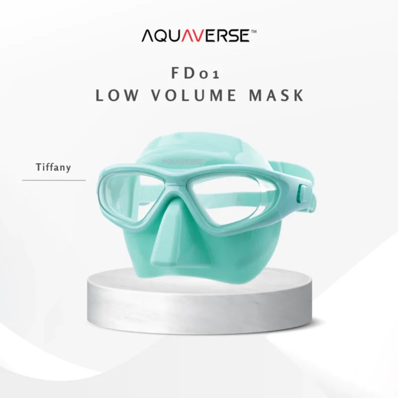 AQUAVERSE FD01 Freedive Mask | Ultra Low Volume, Spearfishing & Diving