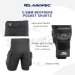 AROPEC 2.5mm Neoprene Wetsuit Tech Shorts | Cargo Dive Pants