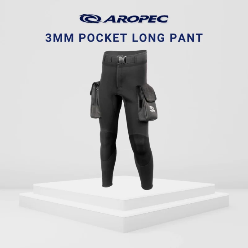 AROPEC 3mm Neoprene Pocket Cargo Wetsuit Pants