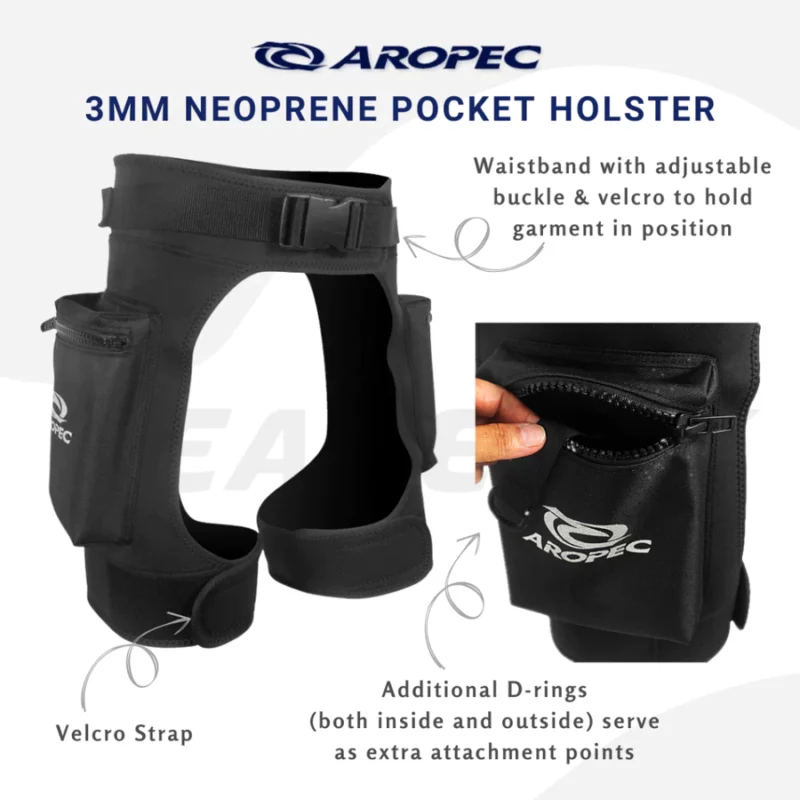 AROPEC 3mm Neoprene Pocket Holster Tech Shorts