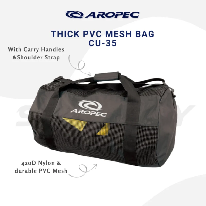 AROPEC CU35 PVC Mesh Bag | 55L Scuba Gear Bag