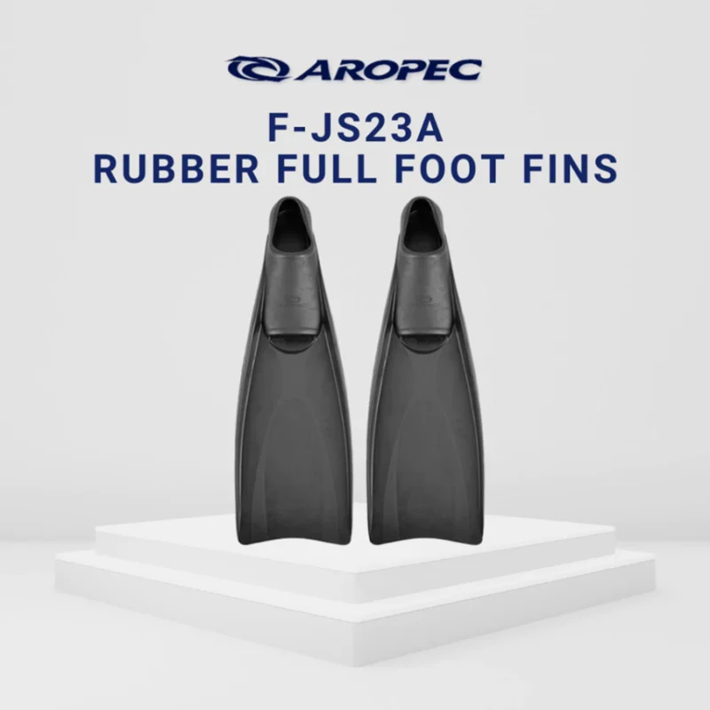 AROPEC F-JS23A Full Foot Rubber Fins – Scuba & Snorkeling
