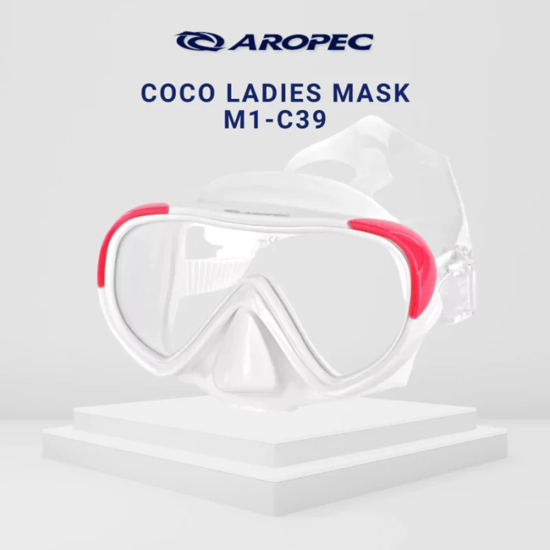 AROPEC M1-C39 Ladies Mask – Small Face Diving Mask