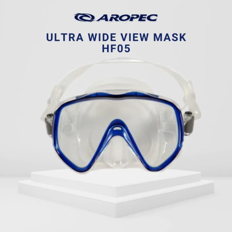 AROPEC M1-HF05 HD Ultra Wide Diving Mask | Single-Lens Scuba & Snorkeling Mask