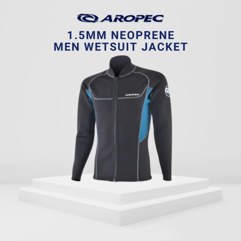AROPEC 1.5mm / 3mm Neoprene Wetsuit Jacket | Men’s Diving & Snorkeling Top