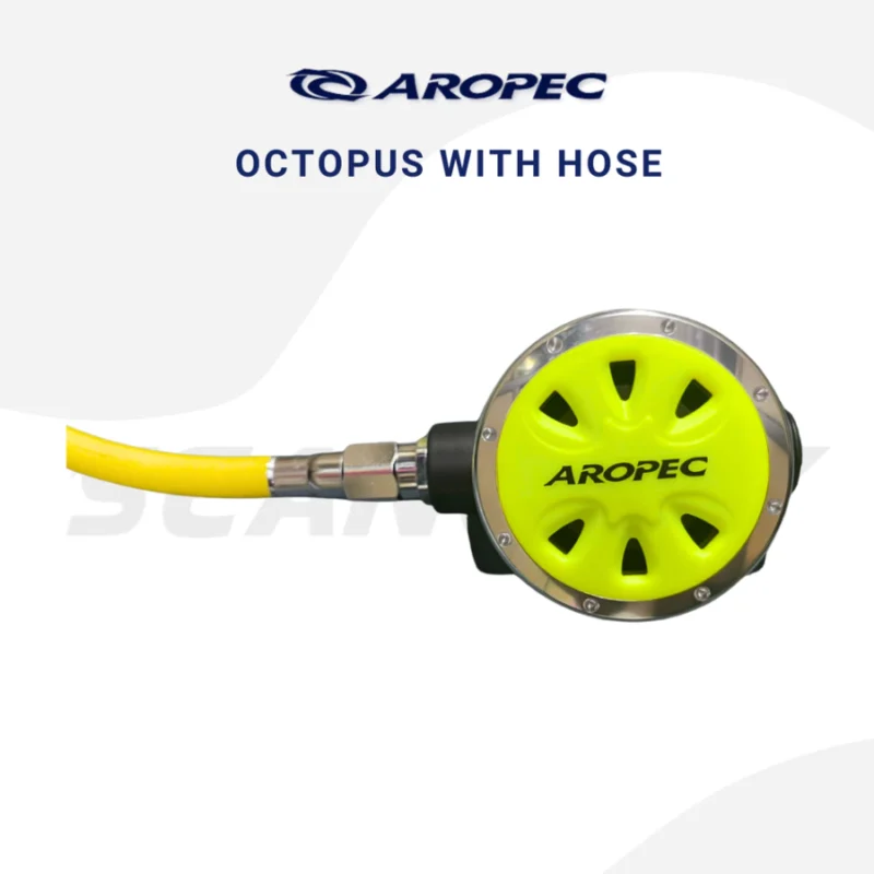 Aropec Octopus with 36" Hose – Alternate Air Source Regulator