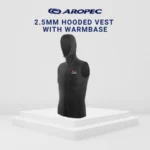 AROPEC Zipper Hooded Vest 2.5mm | Warmbase Neoprene