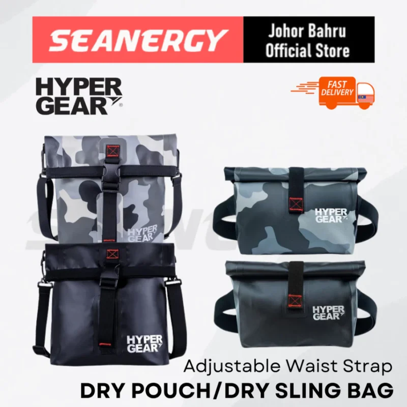 HYPERGEAR Dry Ezi Sling & X-Flow Chest Bag | Waterproof Outdoor Bag