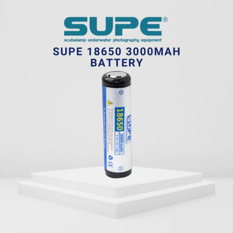 SCUBALAMP SUPE 18650 USB-C Rechargeable Battery | Dive Torch Power