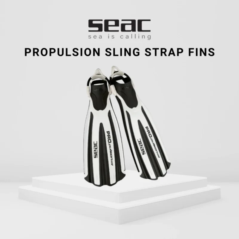 SEAC Propulsion S Open Heel Fin with Bungee Strap | Best Buy Choice