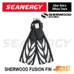 Sherwood Fusion Open Heel Scuba Diving Fins with Spring Strap