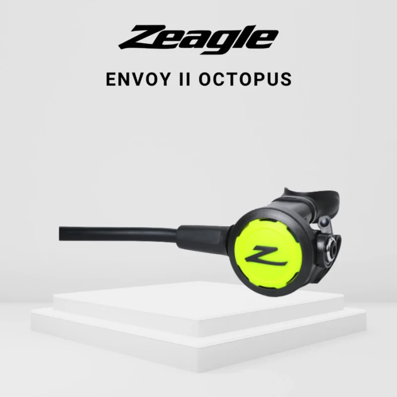 Zeagle Envoy II Octopus Regulator with Hose – Alternate Air Source